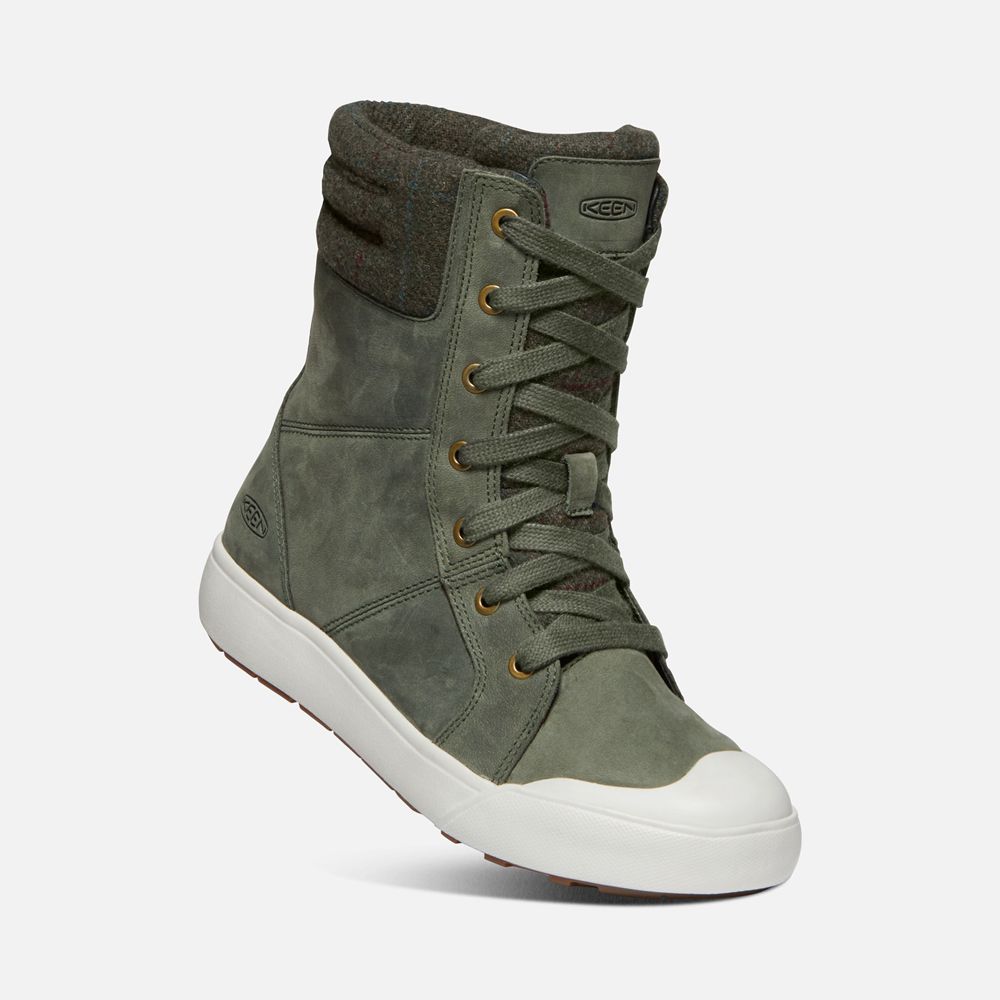 Keen Sneaker Kängor Dam Mörk Gröna - Elena - 486310VFL